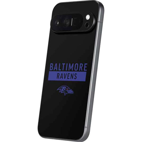 NFL Baltimore Ravens Black Performance Series Pixel 9 Pro XL Skin
